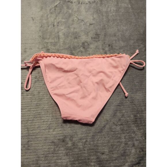 Victoria's Secret Swim M String Bikini Bottom Pink - Picture 2 of 3